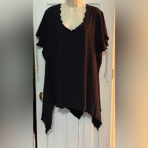 The Pyramid Collection Black Fairy Tunic 3X